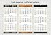 2019 Wall Calendar (Runs from November 2018 Through January 2020), 3 Month View, 13