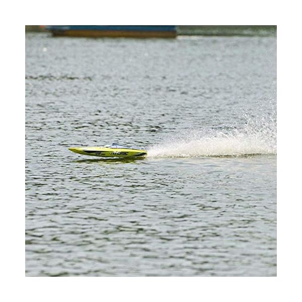 Control RC Boot, mit wasserdichter Elektronik und integriertem LI-Ion-Akku 65KM/H Ferngesteuertes Schiff 11,1 V 2600 mAh… – Bild 4