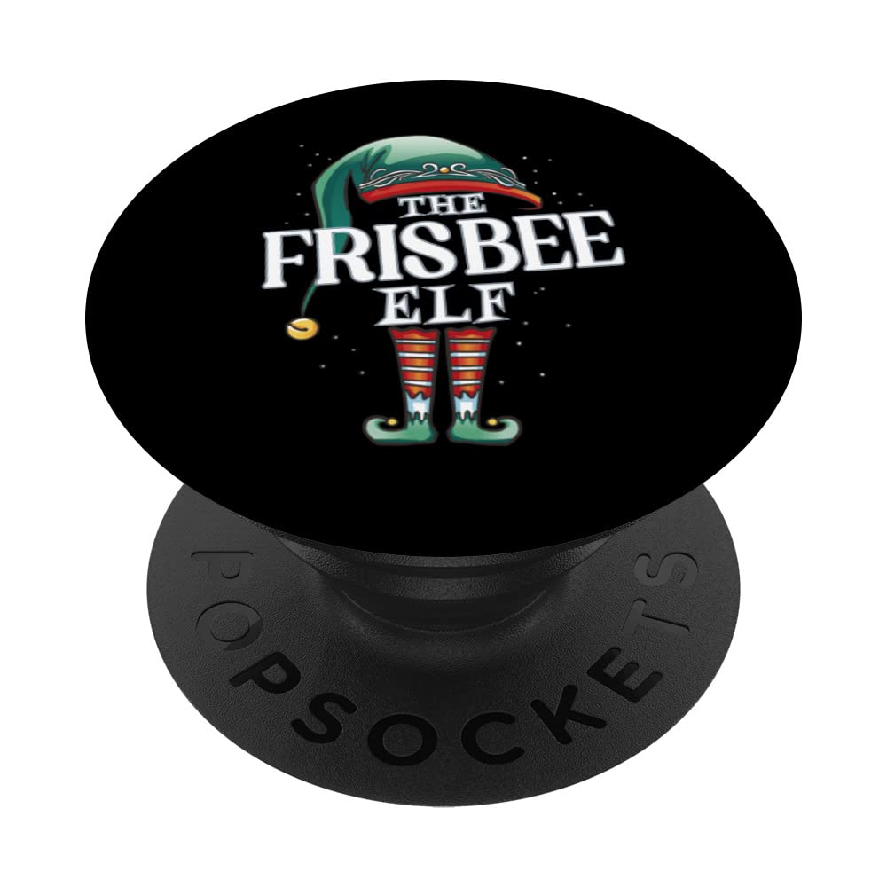 Frisbee Elf Christmas Group Xmas Pajama Party PopSockets Swappable PopGrip