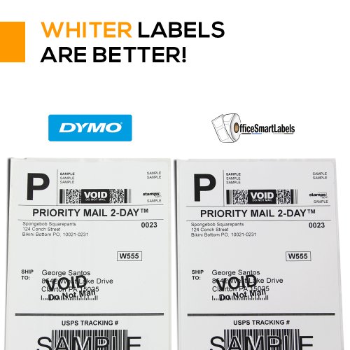 OfficeSmartLabels - 4" x 6" 4XL Internet Postage Shipping Labels, Compatible with Dymo 1744907 (1 Roll - 220 Labels Per Roll)