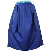 GWOKDAN Anime Cosplay Costume Blue Cloack Yellow Shirt and Pants Halloween Party Outfits Full Set