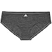 adidas Women's Climacool® Cheekster Underwear (1-Pack), Heather Grey/Matte Silver, M/L