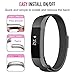 Oitom for Fitbit Alta HR Accessory Band and for Fitbit alta Band, (2 Size) Large 6.7