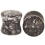Black Shattered Quarts Stone (Multiple Sizes Available)