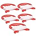 WISHAVE 5 Pcs Small Kite Line Board with 98 Feet Nylon String Kids Children Kites Reel Winder Grip Flying Accessories Tools Set Red