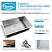 Stainless Steel Kitchen Sink Handmade Drop In Undermount Single Bowl 11G Sink Lip 18 G Basin with Drain Strainer, Grid, Basket, Soap Dispenser (30.2 inch)
