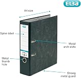 Elba A4 Lever Arch File Black Cloud Effect 80 mm Spine Holds 560 Sheets view 2