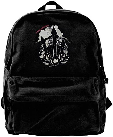 NewNaug Canvas Backpacks MCR My Chemical Romance Canvas Backpack Travel Rucksack Backpack Daypack Knapsack Laptop Shoulder Bag
