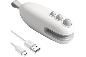 ORKBE Mini Bag Sealer, 2 in 1 Bag Sealer Heat Seal with Cutter and Magnet, USB-C Rechargeable Portable Handheld Resealer Machine, Food Storage Sealer for Plastic Bags, Snack Bags, Chip Bags