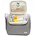 Airlab Travel Hanging Toiletry Bag for men and women, Large Toiletries Organizer, Make up, Cosmetic bag with Handle and Hook, Travel Organizer, Grey