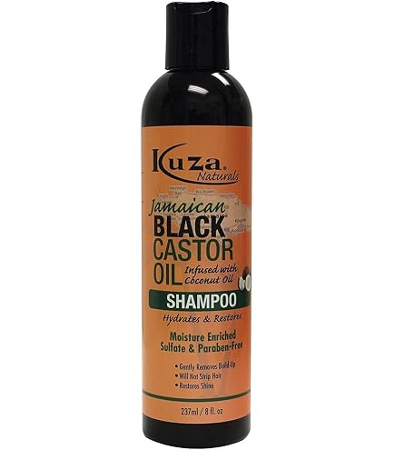 Après-shampooing Kuza Jamaican Black Castor Oil 237ml - Hydratant, Sans Sulfate - Pour Tous Types De Cheveux