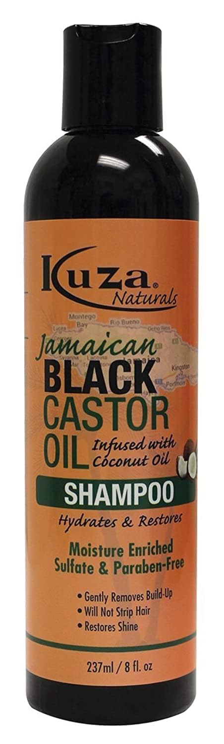 Kuza Naturals Extra Dark Jamaican Black Castor Oil Shampoo by Kuza