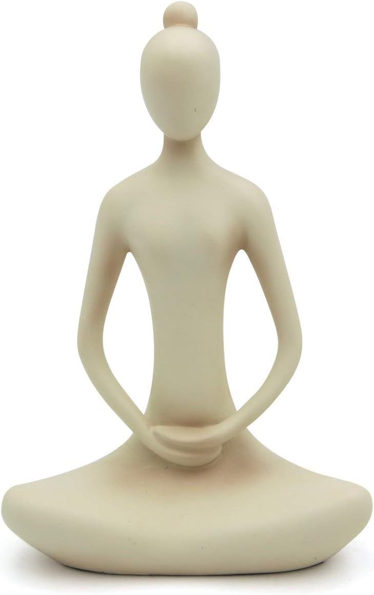 yoga woman statue