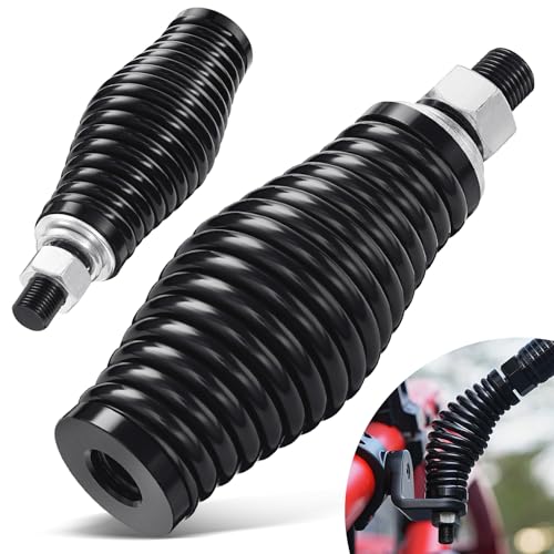 Benlari 2Pcs Whip Lights Spring Mounting Base,Heavy Duty Barrel Spring Mounting Base, LED Whip Light Spring Base Quick Release Fit for ATV UTV Fiberglass CB Antennas, Center Load Antennas