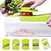 Mandoline Slicer Vegetable Slicer Chopper Dicer - Onion Cutter Chopper Pro - 8 Blades of Squeezer Julienne Slicer Grater -Kitchen Cutter for Multi Veggie, Food, Potato, Tomato, Cucumber, Cheese, Fruit