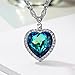 Neoglory Blue Crystal Heart Pendant Necklace For Women Heart of The Ocean Titanic Big Heart Pendant Women Necklace21