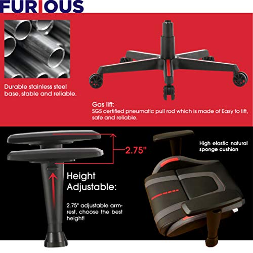 Furious Gaming Chair Space Capsule Design Swivel Computer Game Chair