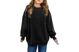 GeGekoko Girls Los Angeles Oversized Sweatshirts Crewneck Long Sleeve Casual Loose Pullover Tops