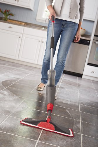 rubbermaid reveal spray microfiber floor mop cleaning kit