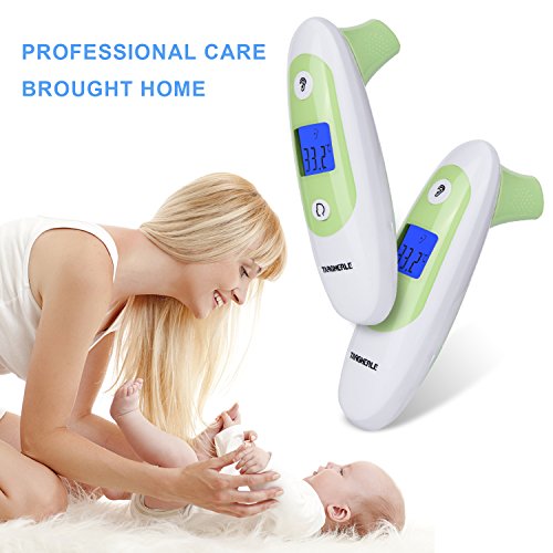 Ear Thermometer with Forehead Function, Targherle Dual Mode Accurate Digital Baby Thermometer with Fever Digital Medical Thermometer for Babies Adult Kids Infant