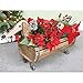 SIGNALS Wooden Dachshund Flower Planter - Indoor/Outdoor Dog Barrel Container Holds Plants, Decor and Household Goods