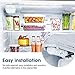 GLACIER FRESH RO Under Sink Reverse Osmosis System, Tankless, no electric drive, 0.45G/min high flow, 2.5:1 drain ratio. Effectively removes lead, heavy metals, PFOA, PFOS U03 water filter