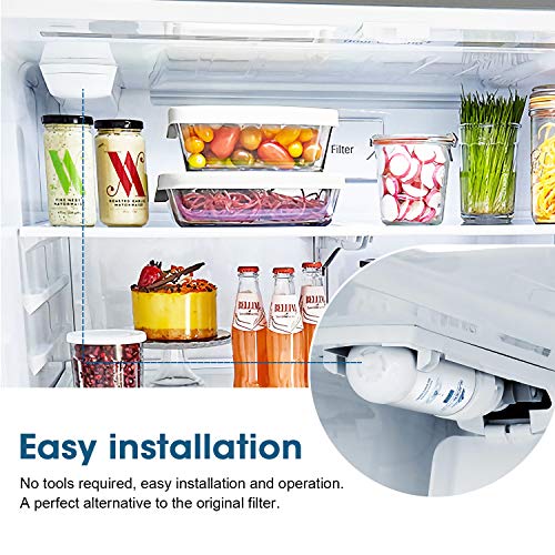 GLACIER FRESH Water Filter LT1000P Replacement for LG Refrigerator