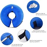 Emwel Pet Inflatable Collar for Large Dogs, Comfy Recovery Cone, L view 6