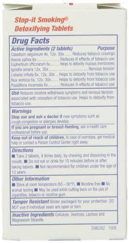 Natrabio Stop-It Smoking Tablets, 60 Count