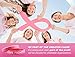 Breast Cancer Awareness Bracelets Gift for Patients, Survivors, Family and Friends. Set of 2 Pink Ribbon Silicone Rubber Wristbands