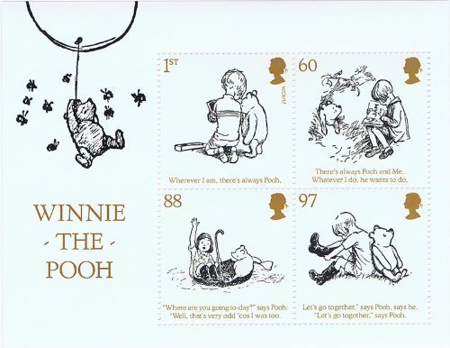 Winnie the Pooh Stamps, Presentation Packs, Mini Sheets, PHQ/Postcards 2010 (Mini Sheet)