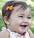 No Slippy Hair Clippy Baby-Girls Newborn Haley Two Pack Bow