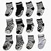 Baby Socks,CIEHER 12 Pairs Baby Socks with Grips,Toddler Socks with Grips, Toddler Socks Boys,Baby Socks,Cotton Socks