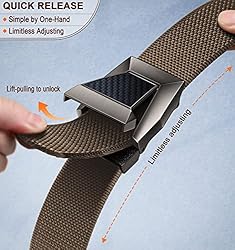 BULLIANT Tactical Belt for Men, Military Hiking
