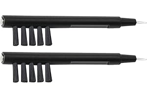 BLJ Hearing Aid Cleaning Brush with Wax Loop and Magnet Hearing Aids Cleaning Tools (2 PCS)