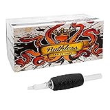 Box of 50 Ruthless Tattoo Grips 1 inch (25mm) - 9 Flat (9F)