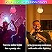 BrizLabs Smart Light Bulbs, A19 60W Equivalent Smart Bulb, Dimmable Warm White and Color Ambience Wifi Light Bulbs, No Hub Required LED Bulbs, Work with Alexa and Google Assistant, E26, 600LM, 2 Pack
