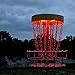 GlowCity Set of 2 LED Lights for Disc Golf Basket, Multi Colored, Remote Controlled, Waterproof, Includes Batteries and Adhesive Fastener to Attach (Basket Not Included)