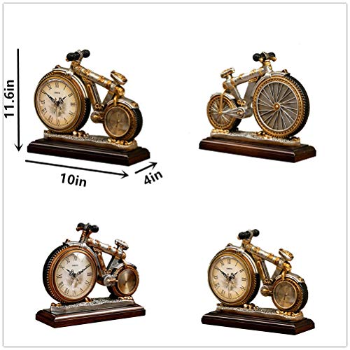 Antique Bicycle Table Clock - Image 3