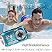 COZYEHOO Underwater Camera for Snorkeling, Waterproof 2.7K 48MP Digital Camera, HD Rechargeable Camera with Dual Screen for Camping
