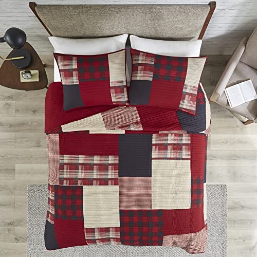 Woolrich Sunset Reversible Quilt Set Cottage Styling Reversed to