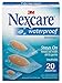 Nexcare Waterproof Clear Bandages, Germproof, Assorted Sizes, 20 Count (Pack of 4)