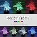 ZOKEA Dinosaur Toys Night Lights for Kids 7 Colors Changing 3D Night Light with Smart Touch & Remote Control Bedside Lamp for Kids for Boys Girls Age 2 3 4 5 6+ Year Old Boys Gifts Boys Toys
