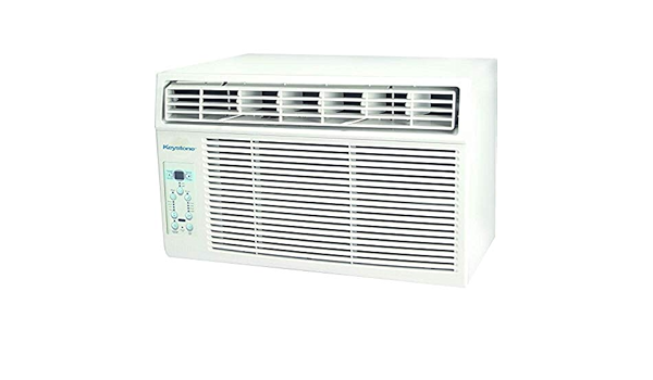 Amazon Com Keystone 8 000 Btu Window Mounted Air Conditioner With Follow Me Lcd Remote Control White Home Kitchen