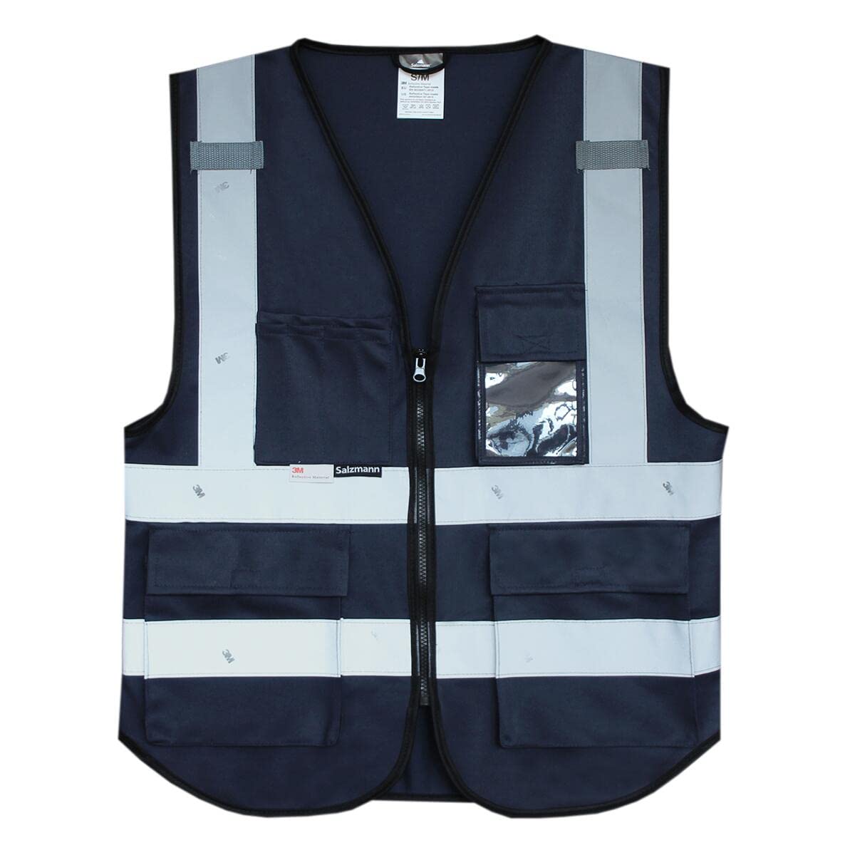 Salzmann Hi Vis Safety Vest | 5 Colours & 5 Sizes | Unisex High Visibility Reflective Vest | Made with 3M Reflective Material — image 1