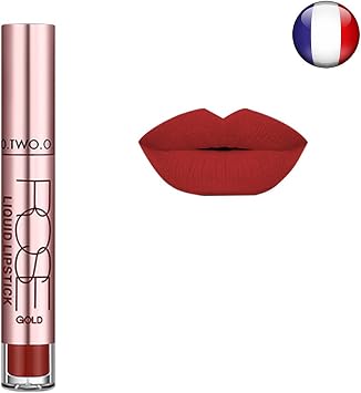 Rouge à Lèvre Mat Velvet Lip Glide Waterproof Semi Permanent Longue Durée Otwoo Rgl12