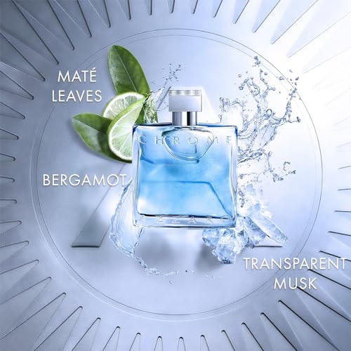 Azzaro Chrome Eau de Toilette Fresh Aquatic Mens Cologne Citrus