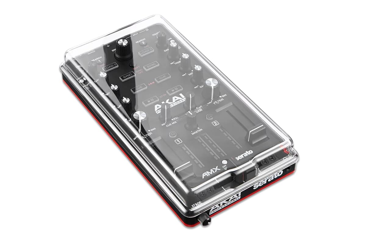 Decksaver LE Cover for Akai AFX & AFM - Super-Durable Polycarbonate Protective lid in Smoked Clear Colour, Made in The UK - The DJs' Choice for Unbeatable Protection