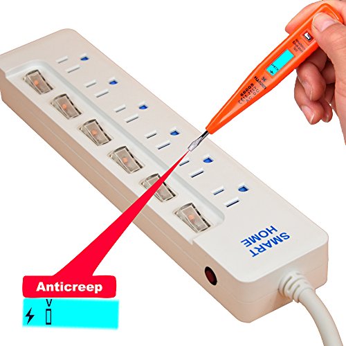 Power Strip Surge Protector Double Child Safety Surge Protector Power Strip Baby Child Proof Power Strip Surge Protector Baby Child Safe Surge Protector Power Strip Extension Cord Outlet Extender - Thumbnail 3