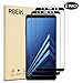 [2 Pack] Samsung Galaxy A8+ Plus 2018 Screen Protector Glass Full Cover - RBEIK 9H Hardness Full Coverage Bubble Free Tempered Glass Screen Protector for Samsung Galaxy A8+ / Plus 2018 SM-A730F